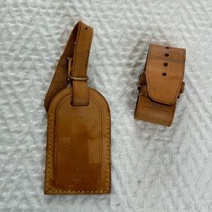 Vintage Louis Vuitton luggage tag